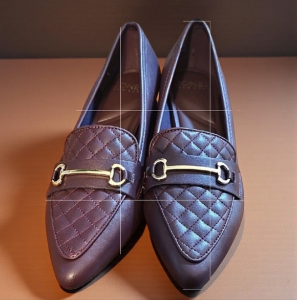 Jones New York Shoes - Jones Of New York Women's Quilted Loafers with Gold Accent